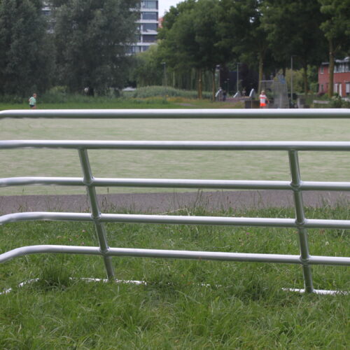 Voetbaldoeltjes Tube aluminium (1.5 x 0.75 m) 41 Klein aluminium voetbaldoel 150 x 75 cm